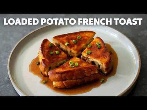 Loaded Baked Potato Stuffed French Toast
