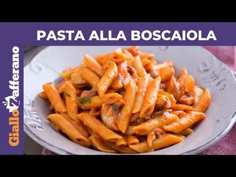 Pennette alla boscaiola