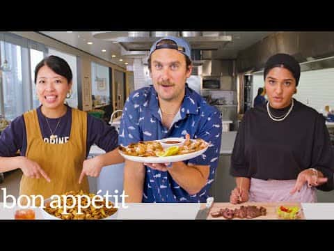 Go-To Appetizers: Shrimp Cocktail, Stuffed Dates, Furikake Ranch Snack Mix & Old-Fashioned, Peppery Antipasto Skewers, Fried Potato Poppers