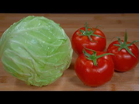 西红柿包菜炒鸡蛋