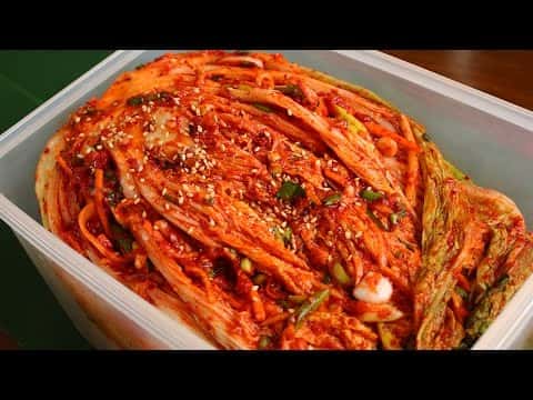 Traditional Kimchi (Tongbaechu-kimchi)