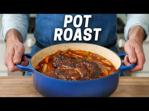THIS Pot Roast with Baked Mashed Potatoes