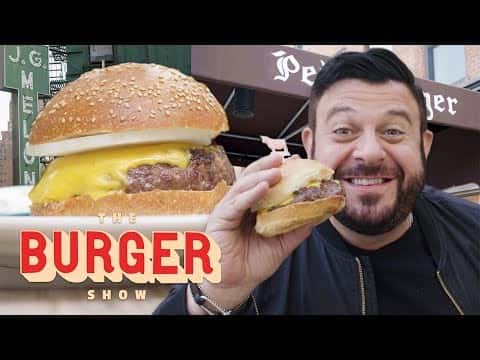 Iconic NYC Burgers: J.G. Melon Cheeseburger & Peter Luger Steak House Burger