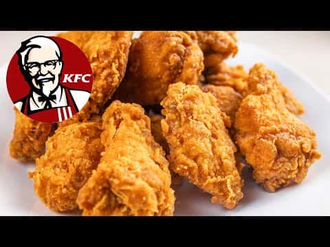 Homemade KFC Hot Fried Chicken Wings