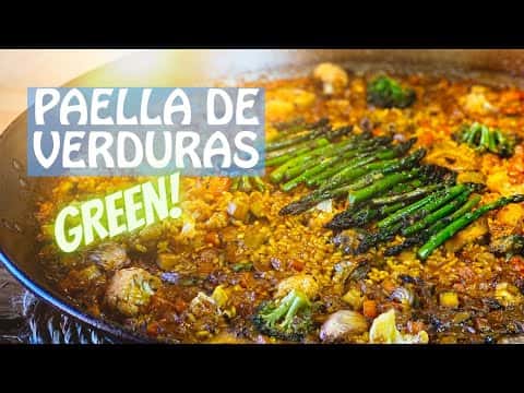 Paella de verduras fácil y sabrosa