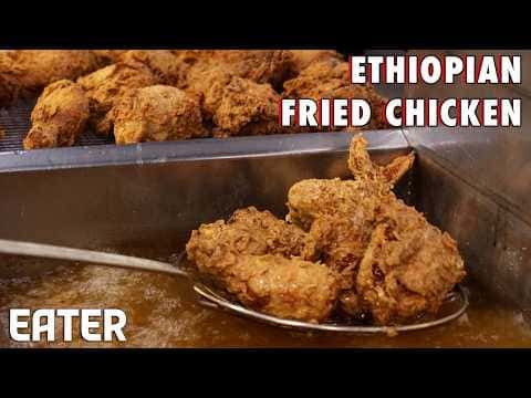 Ethiopian Fried Chicken with Doro Wot Mac & Cheese