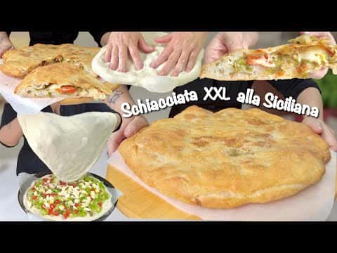 Focaccia Schiacciata XXL alla Siciliana