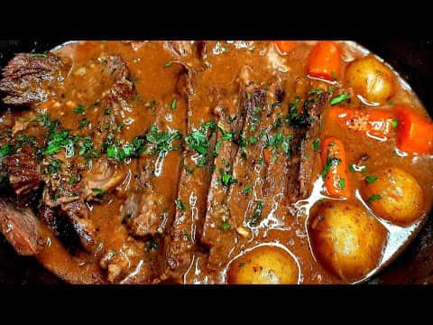 Slow Cooker Pot Roast with Gravy