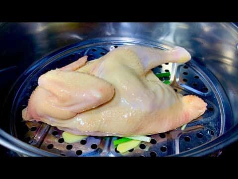 家常隔水蒸雞