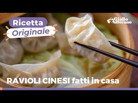 Ravioli cinesi di carne (Jiaozi)