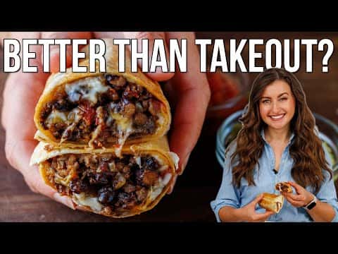 Ultimate Crispy Beef Burritos