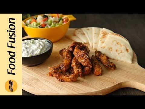 Greek Chicken Gyro with Tzatziki Sauce