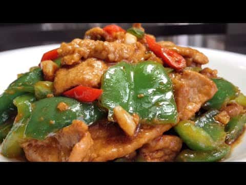 青椒炒肉