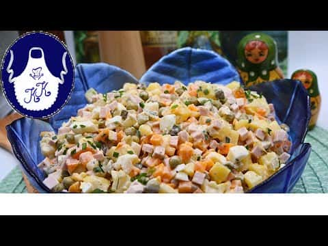 Russischer Kartoffelsalat Olivje