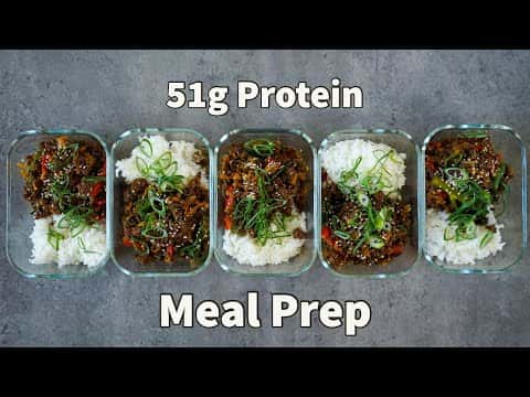 Korean-Style Beef Stir Fry Meal Prep