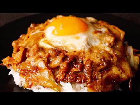 魅惑のすき焼き丼