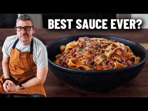 Slow-Braised Italian Lamb Ragu Pasta