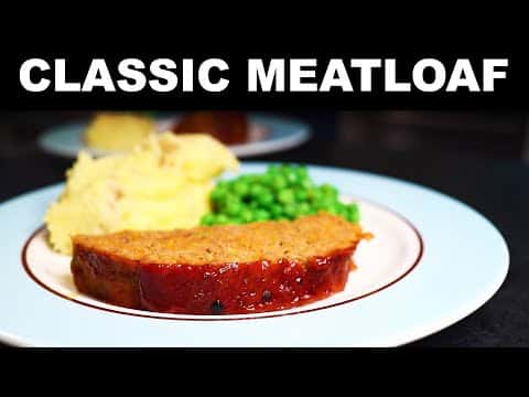Classic American Meatloaf with Sweet Glaze