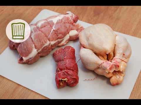 Basics: Binden von Rouladen, Rollbraten und Geflügel
