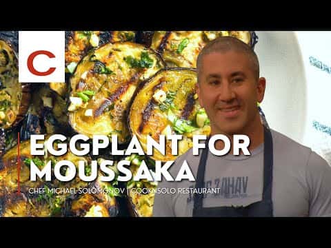 Eggplant for Moussaka