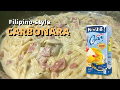 Creamy Carbonara Filipino Style