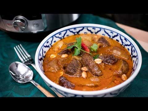 Instant Pot Massaman Beef Curry