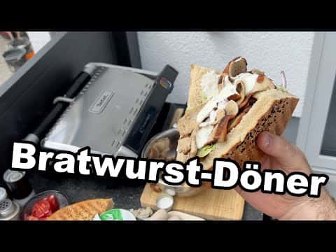 Bratwurst-Döner im OptiGrill