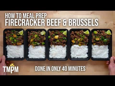 Firecracker Beef and Brussels Sprouts
