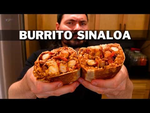Mega Burrito de Camarón Estilo Sinaloa