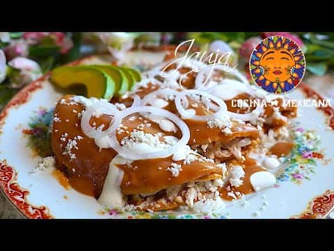 Enfrijoladas de Pollo
