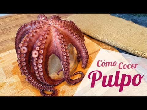 Pulpo cocido perfecto