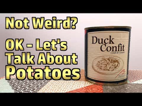Duck Confit and Simplified Fondant Potatoes