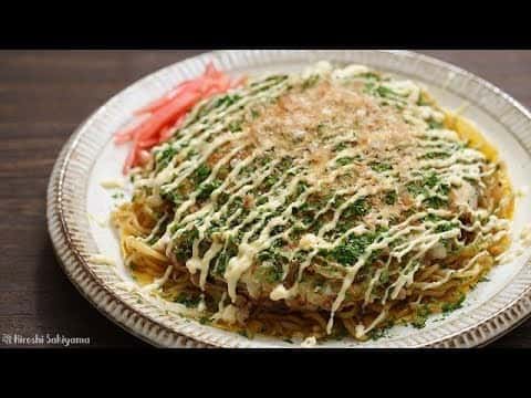 フライパンで作る簡単広島風お好み焼き