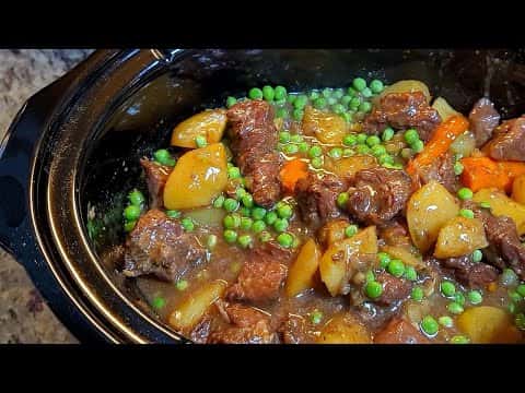 Easy Crockpot Beef Stew