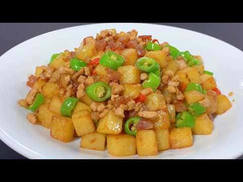 肉末炒土豆丁