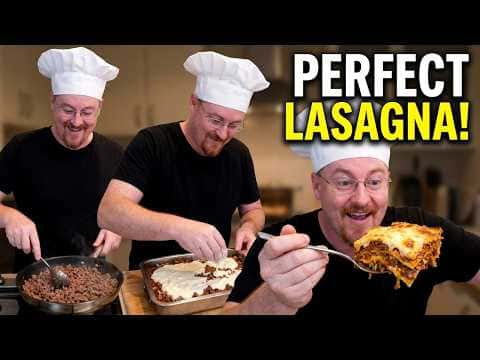 Homemade Beef Lasagna with Béchamel Sauce