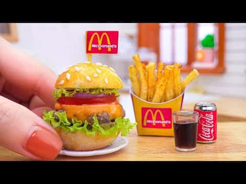 Miniature McDonald's Cheeseburger