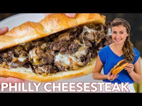 Classic Philly Cheesesteak Sandwich