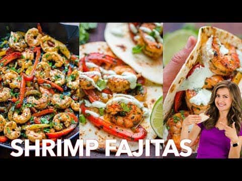 Easy One-Pan Shrimp Fajitas