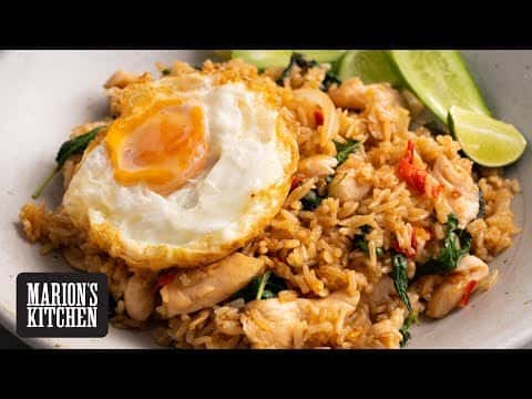 Spicy Thai Chicken Basil Fried Rice
