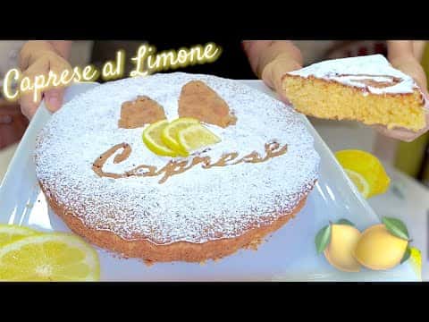 Torta Caprese al Limone