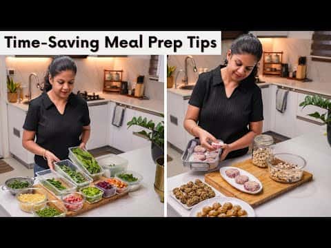 Weekly Indian Meal Prep and Snack Routine
