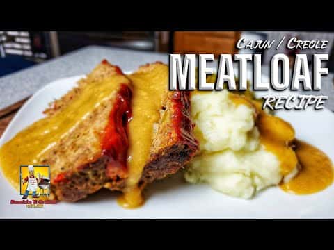 Cajun Meatloaf with Cajun Gravy