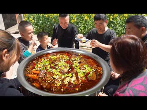家庭版毛血旺