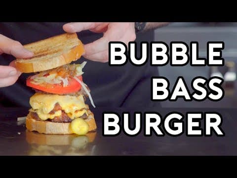 Bubble Bass' Order: The 24-Patty Patty Melt and Quad Patty by Binging with Babish