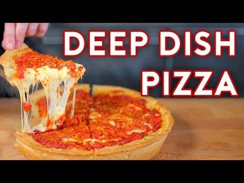 Chicago-Style Deep-Dish Pizza by Binging with Babish