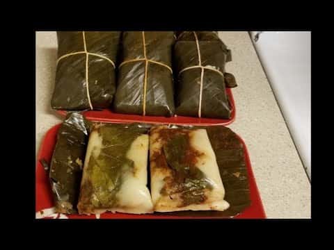 Tamales de masa cocida estilo Veracruz