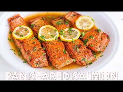 Pan Seared Salmon with Lemon Butter