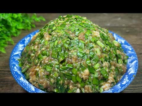 韭菜猪肉饺子