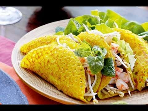 Bánh xèo miền Tây giòn rụm